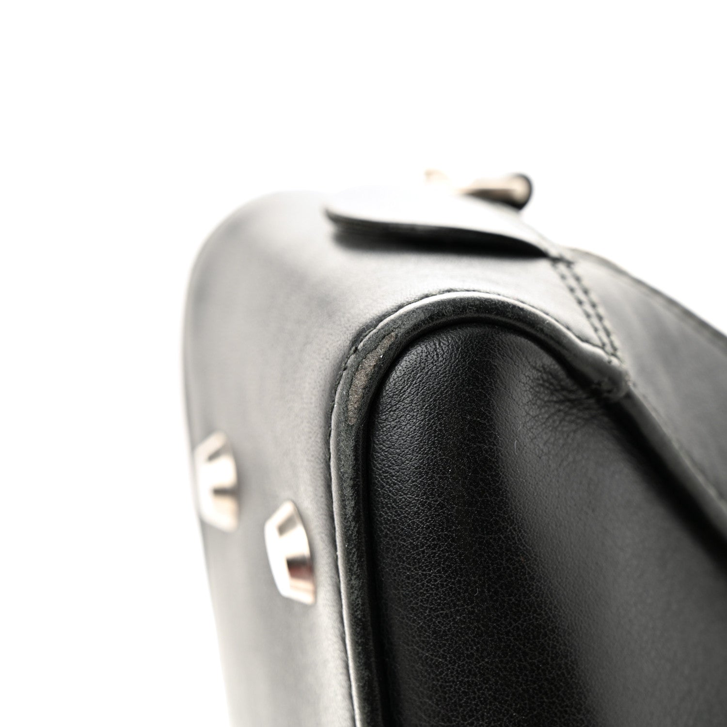 Balenciaga Calfskin S Triangle Duffle Black 19 of 23
