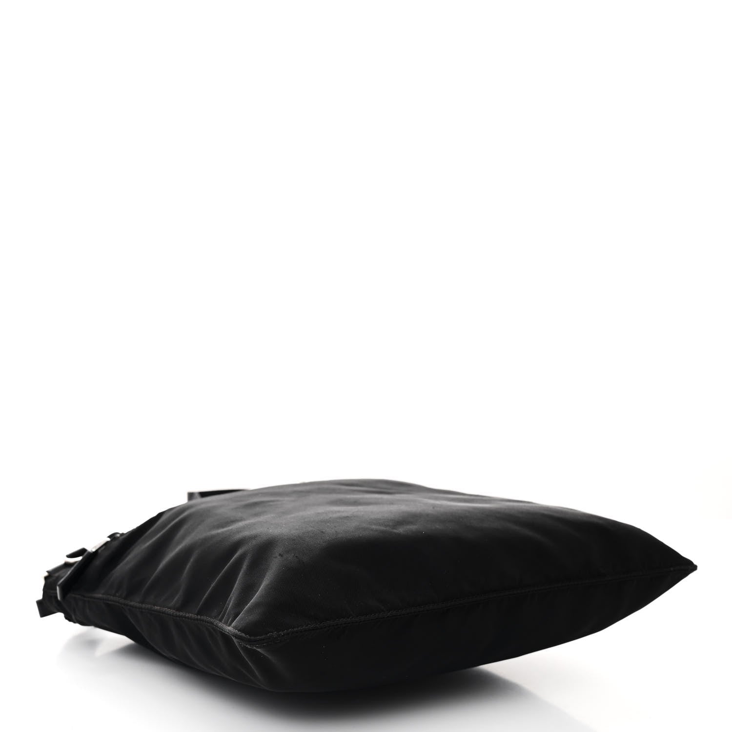 Prada Nylon Vela Flat Messenger Bag Black 4 of 9