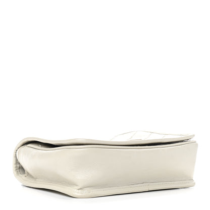 Saint Laurent Crinkled Calfskin Matelasse Monogram Niki Chain Wallet Crema Soft 4 of 11