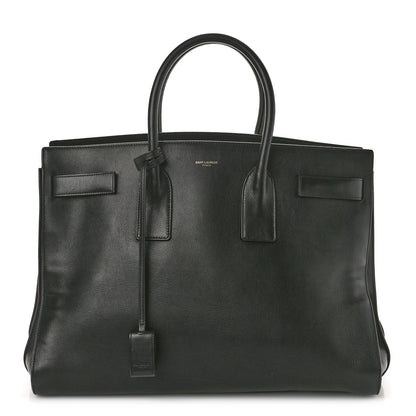 Saint Laurent Calfskin Large Sac de Jour Carryall Black 1 of 16