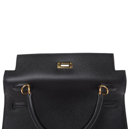 Hermes Epsom Kelly Sellier 25 Black 22 of 34