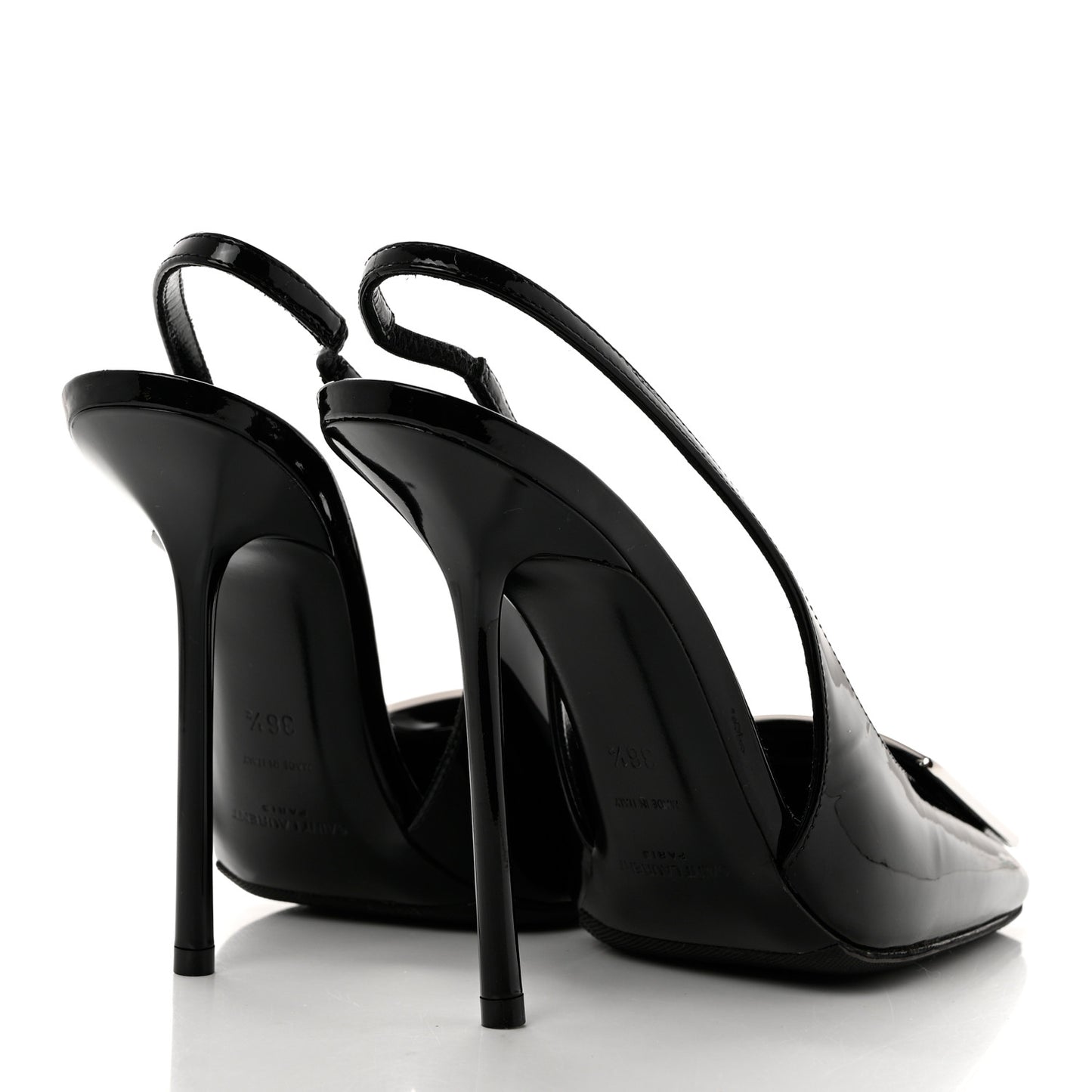 Patent Maxine 115mm Slingback Pumps 36.5 Black