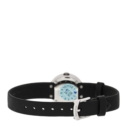 Tiffany Stainless Steel Calfskin Diamond Bezel 24mm Atlas 2-Hand Quartz Watch Tiffany Blue 3 of 5