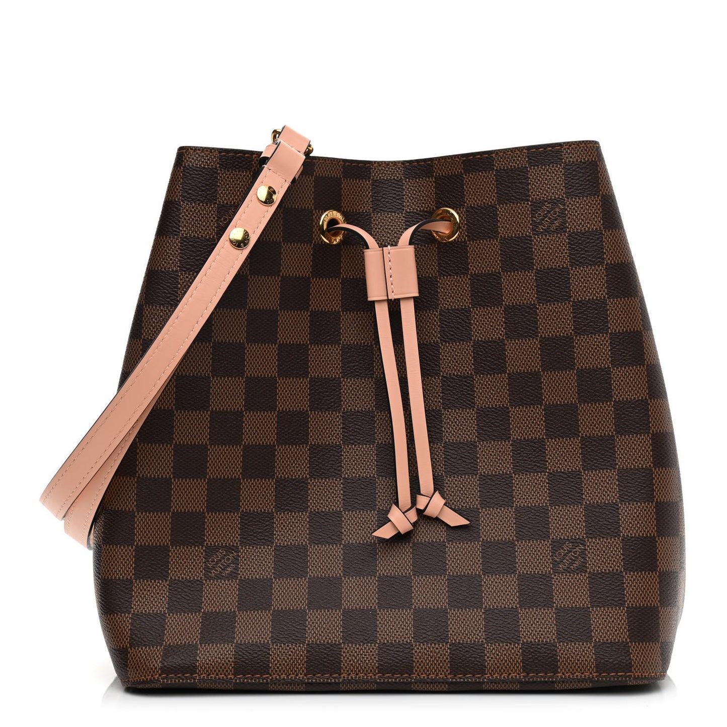 Damier Ebene Neonoe MM Venus Pink