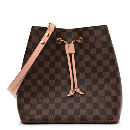 Louis Vuitton Damier Ebene Neonoe MM Venus Pink 1 of 10