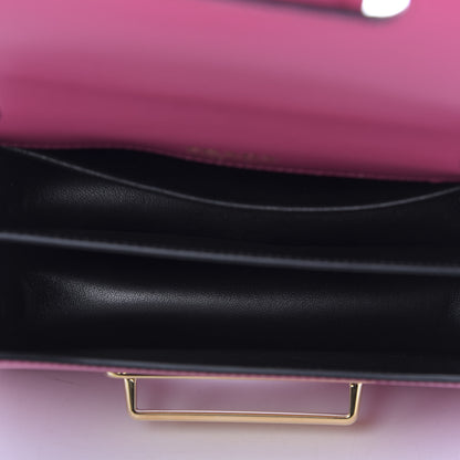 Prada City Calfskin Sidonie Small Chain Crossbody Bag Magenta 5 of 10