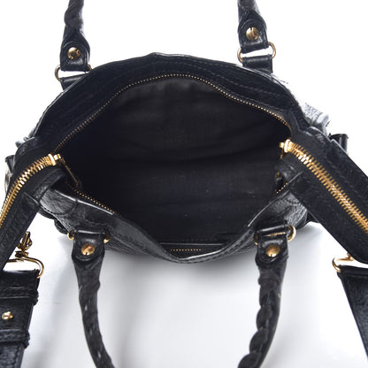 Balenciaga Agneau Giant 12 Gold Hardware Mini City Black 5 of 9