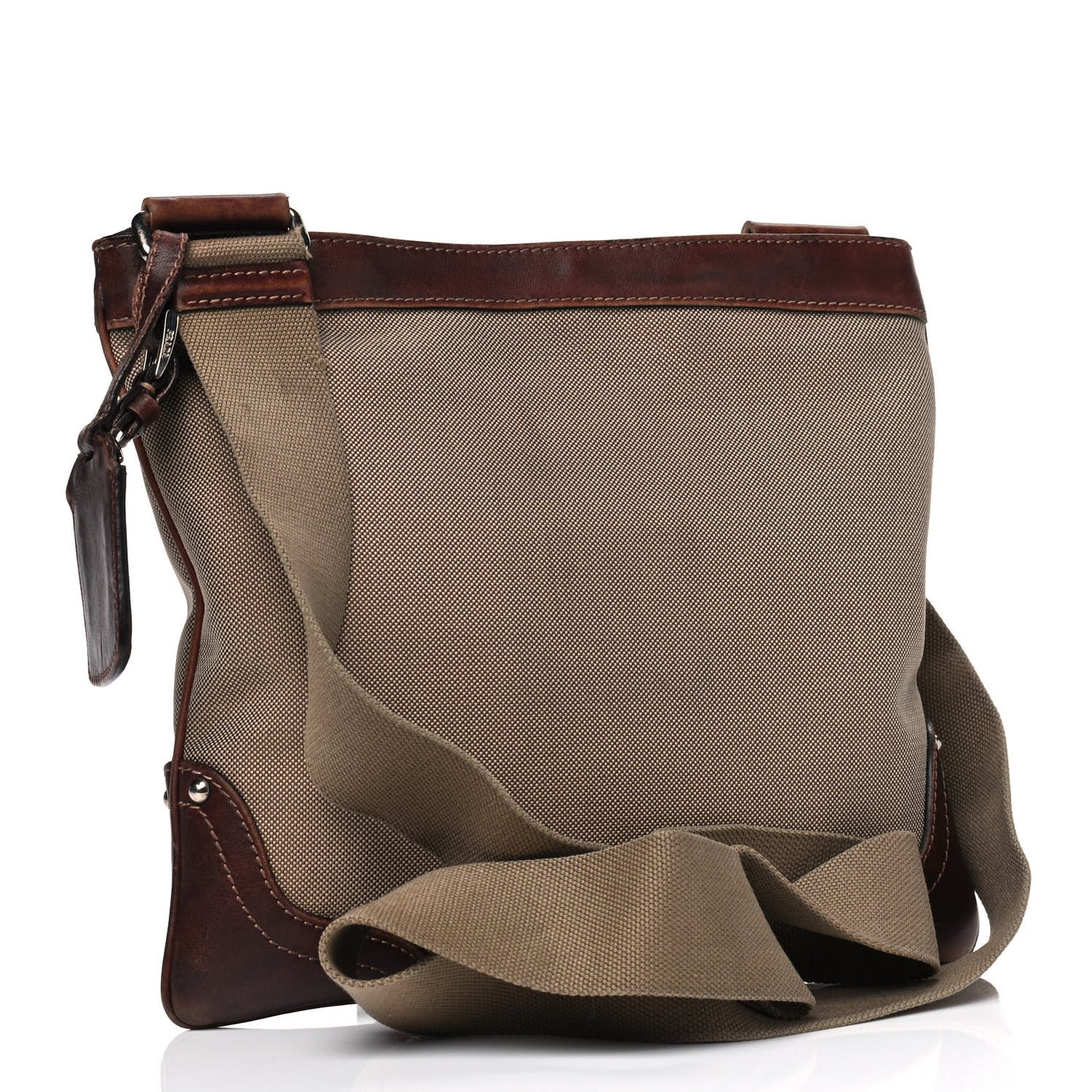Jacquard Logo Small Flat Messenger Bag Corda Bruciato