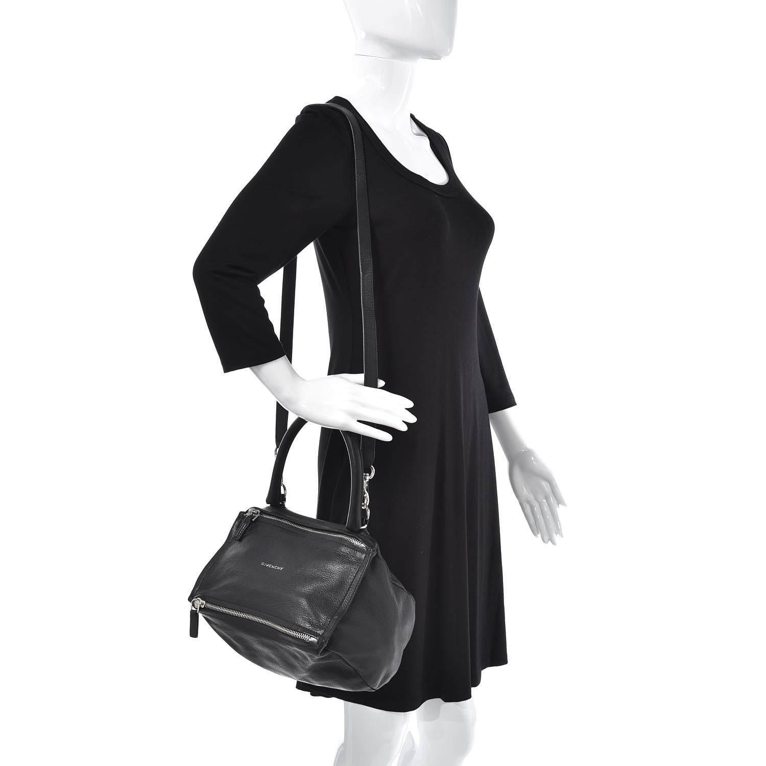 Givenchy Sugar Goatskin Small Pandora Black 2 of 7