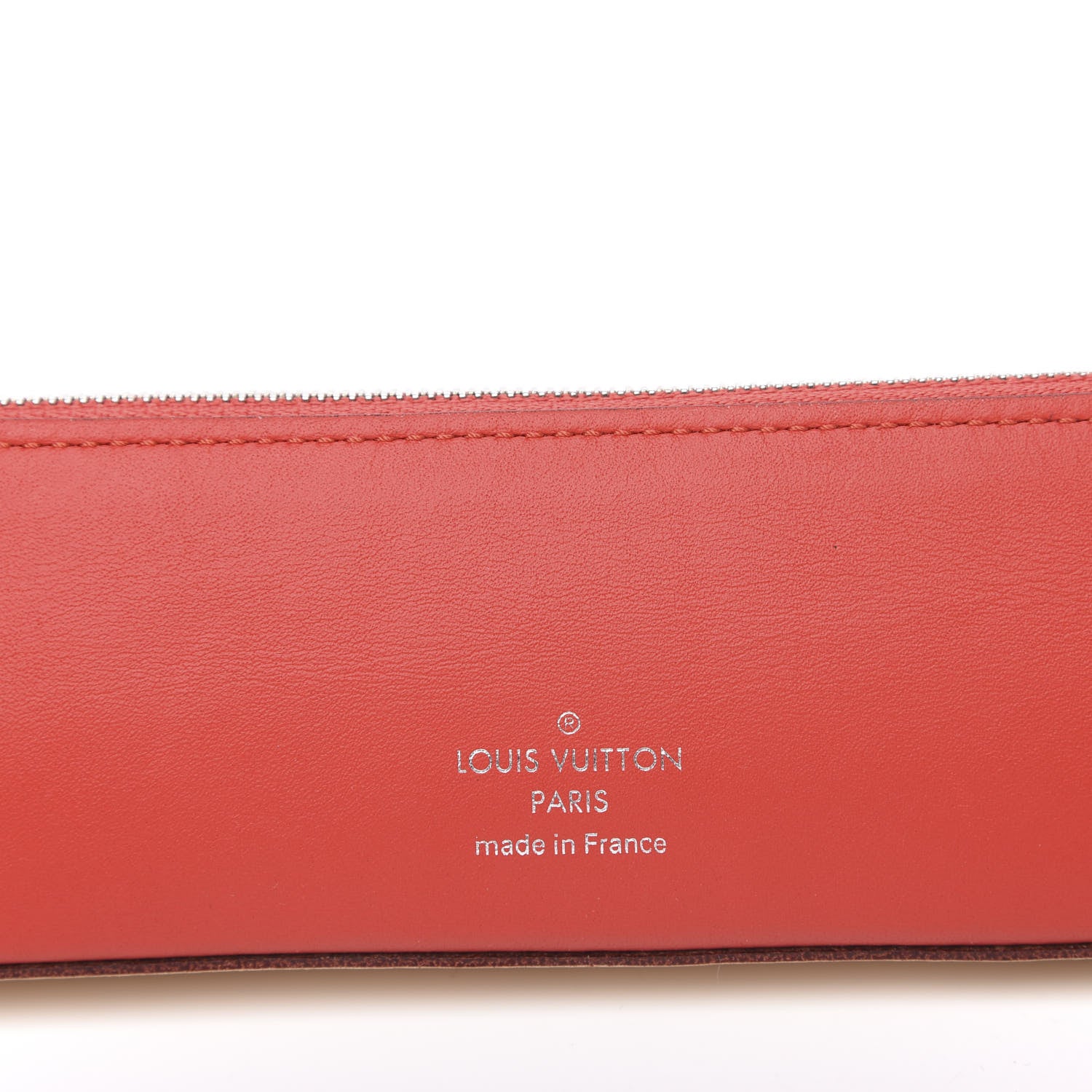 Louis Vuitton Monogram Elizabeth Pencil Pouch Red 5 of 9