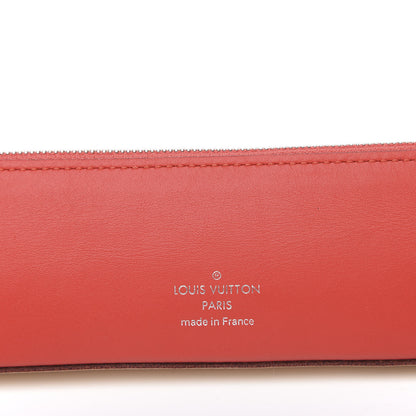 Louis Vuitton Monogram Elizabeth Pencil Pouch Red 5 of 9
