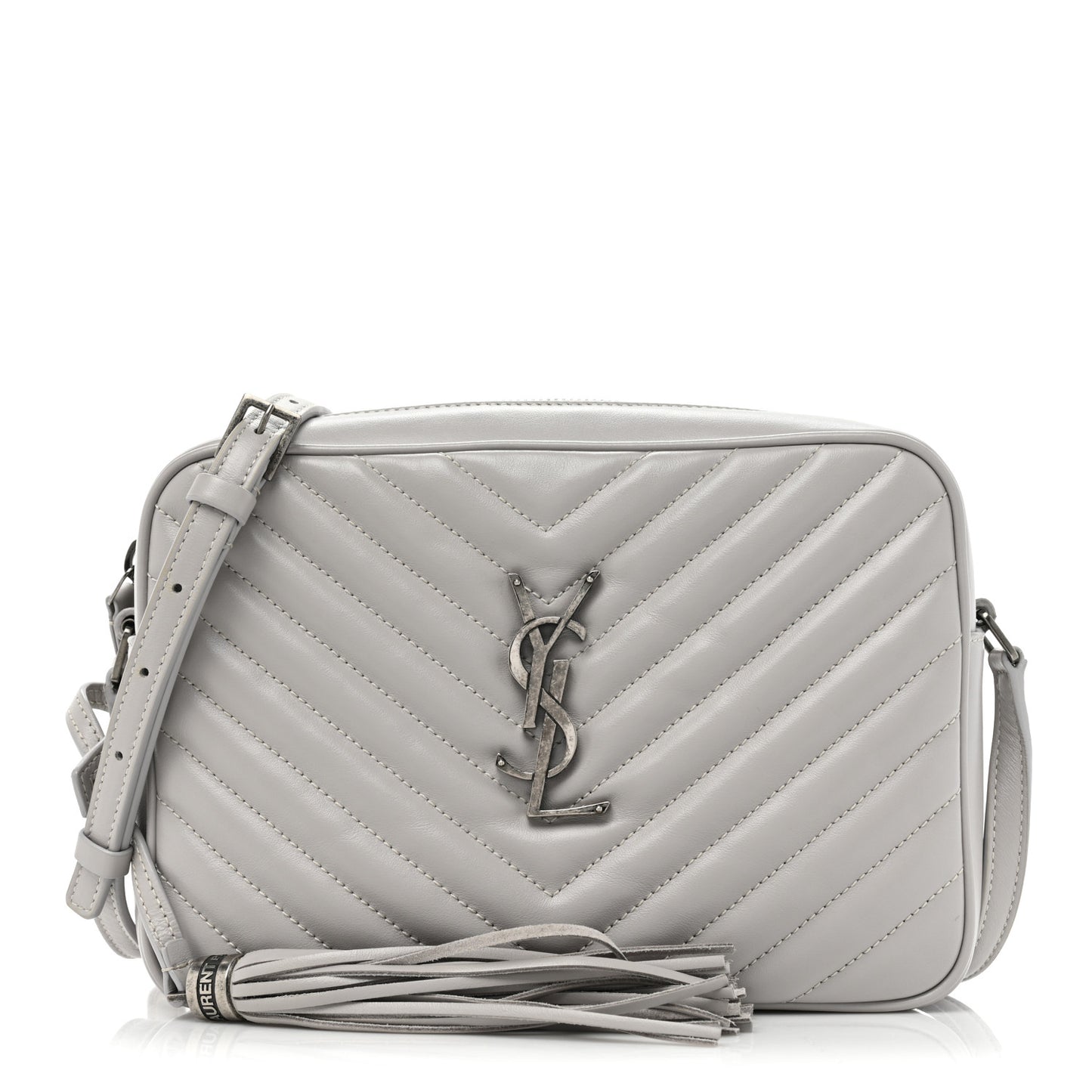 Calfskin Matelasse Monogram Lou Camera Bag Granite