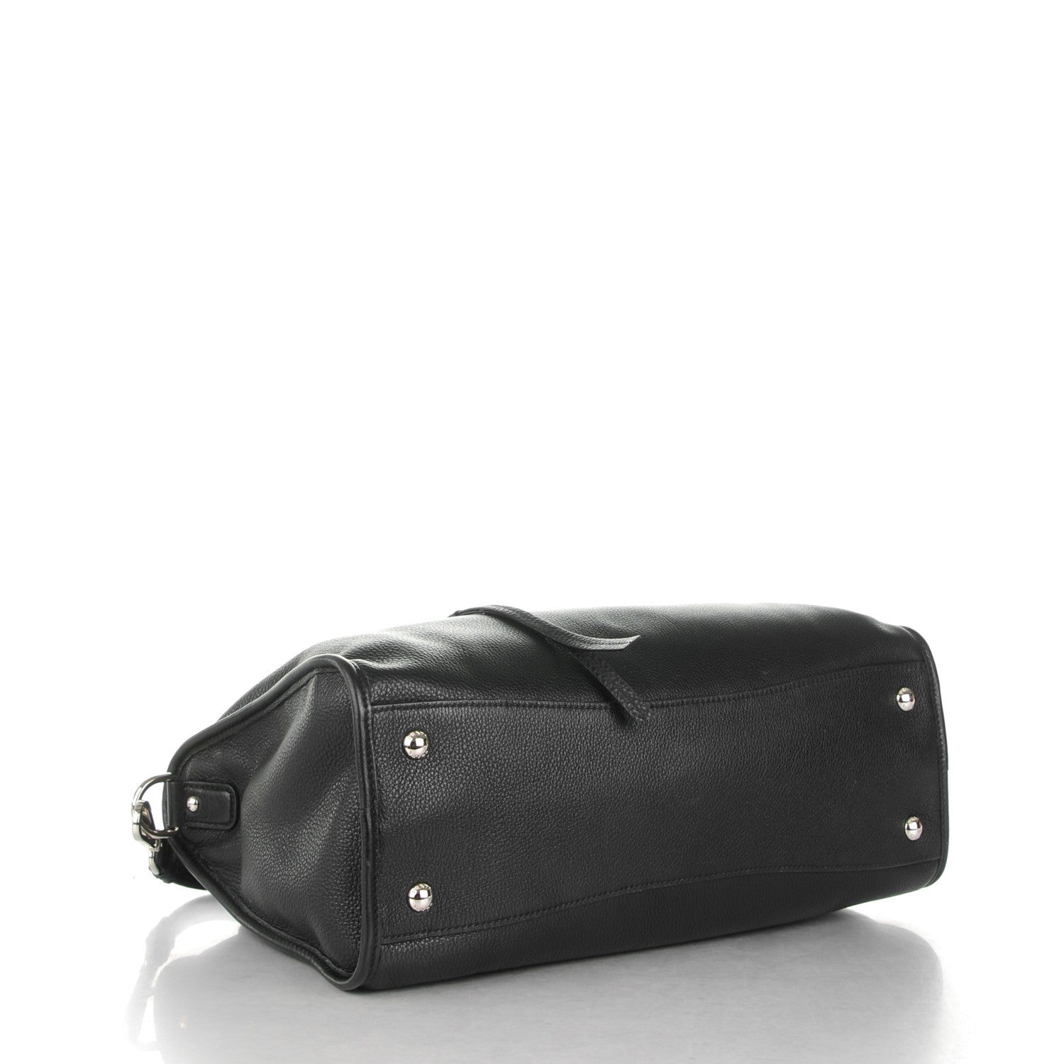 Prada Vitello Phenix Shopping Satchel Black 4 of 8