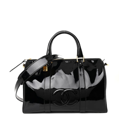 Chanel Patent Timeless CC Duffel Bag Black 1 of 12