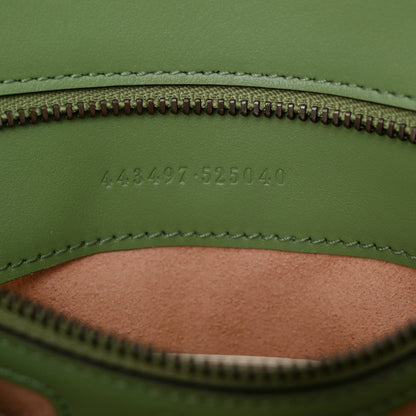 Gucci Calfskin Matelasse Small GG Marmont Shoulder Bag Salamander Green 7 of 10