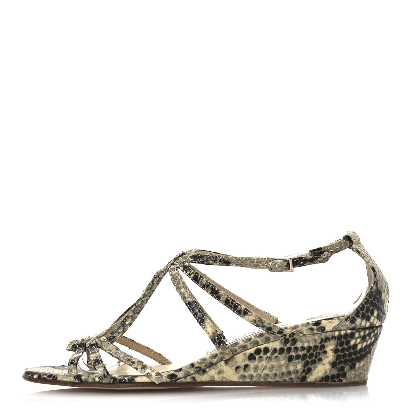 Snakeskin Sai 65 Sandals 37 Natural