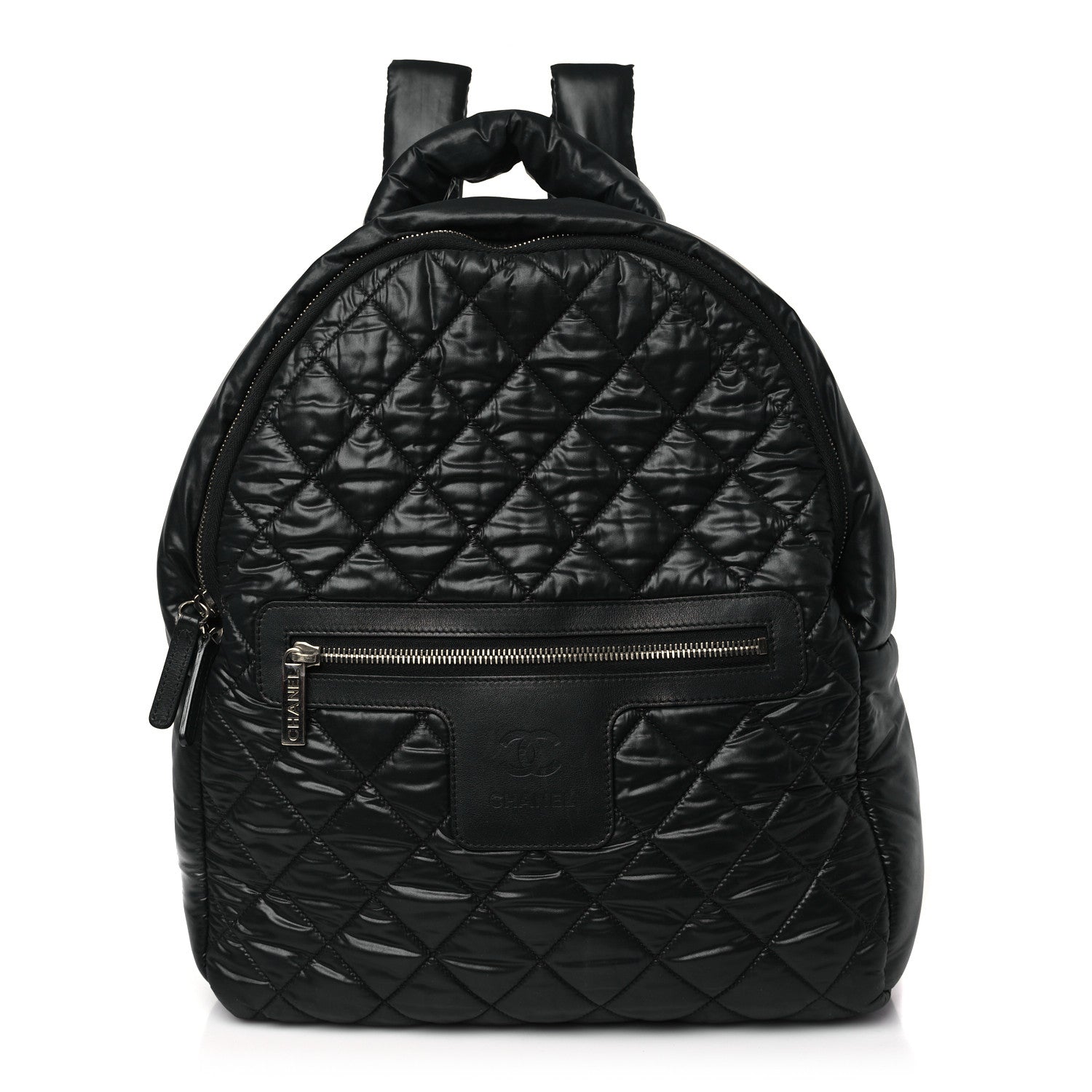 Chanel Nylon Quilted Coco Cocoon Backpack Black 1 of 9