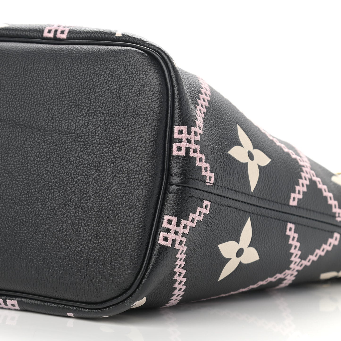 Empreinte Monogram Giant Broderies Neverfull MM Black