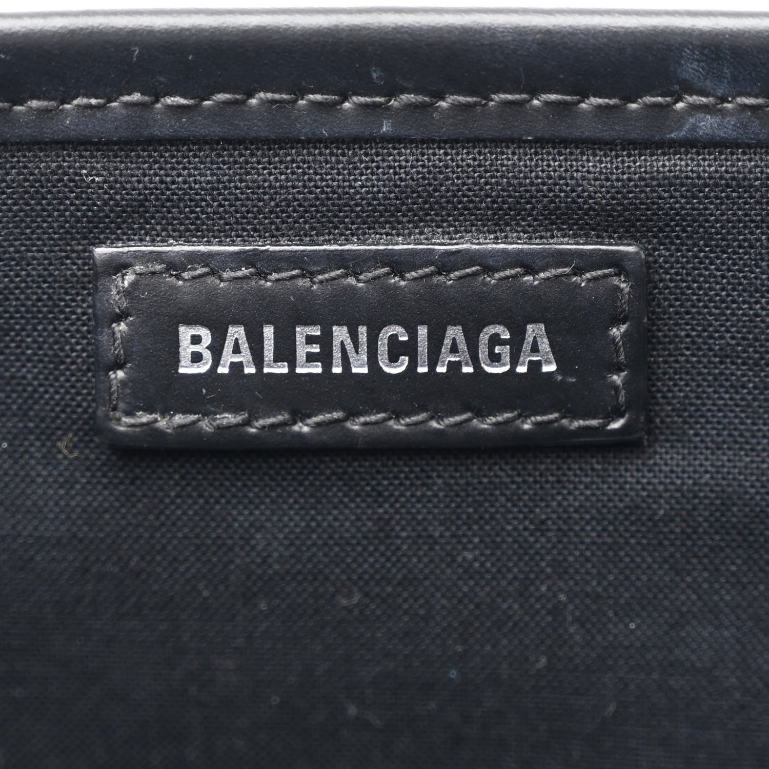 Balenciaga Cotton Canvas Calfskin Navy Cabas XS Black 8 of 13