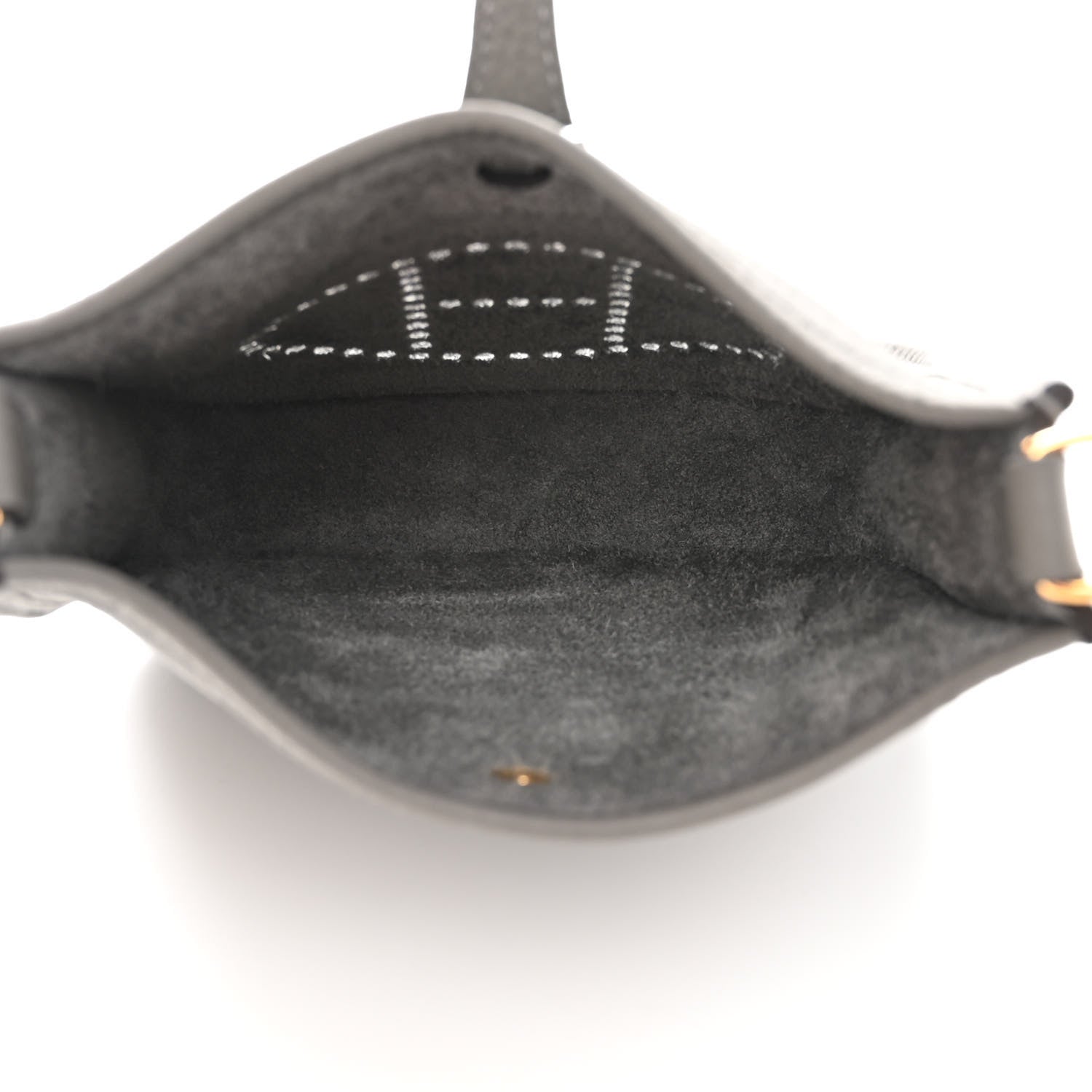 Hermes Taurillon Clemence Evelyne TPM Gris Meyer 4 of 10