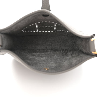 Hermes Taurillon Clemence Evelyne TPM Gris Meyer 4 of 10
