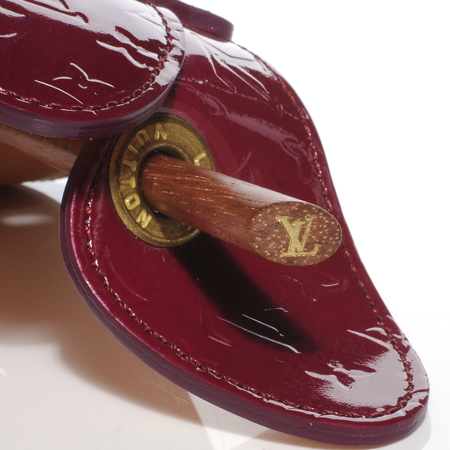 Louis Vuitton Vernis Butterfly Hair Pin Barette Purple 6 of 6