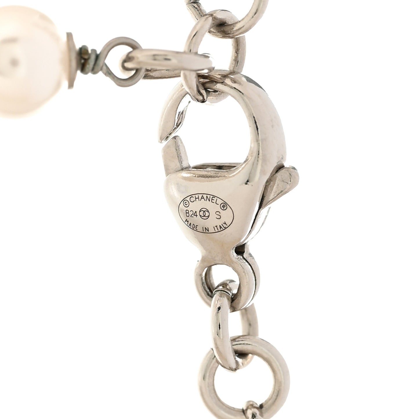 Ruthenium Crystal Square CC Lariat Necklace