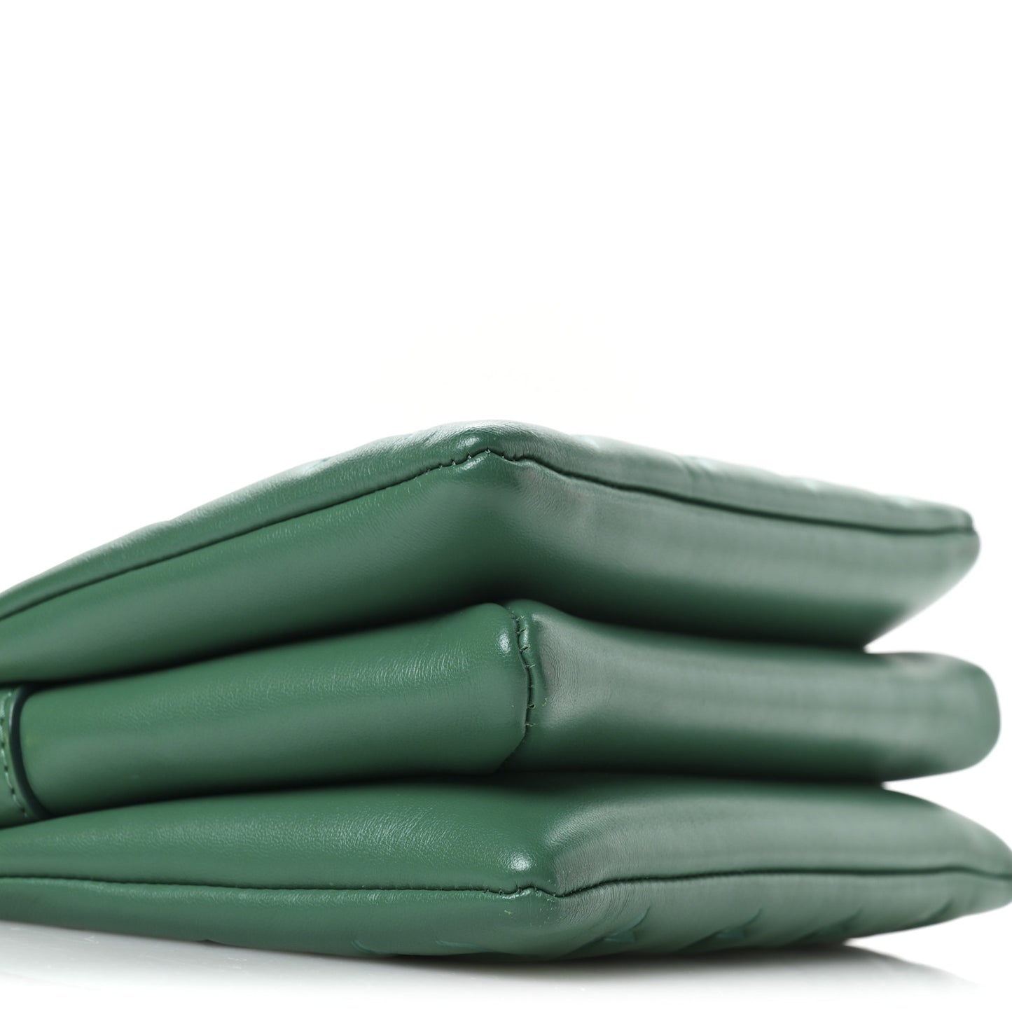 Lambskin Embossed Monogram Coussin BB Emeraude