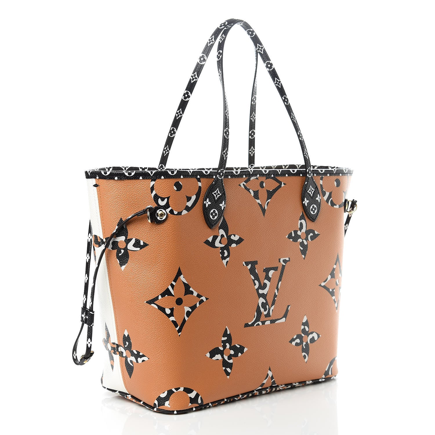 Louis Vuitton Monogram Giant Jungle Neverfull MM Ivory 4 of 12