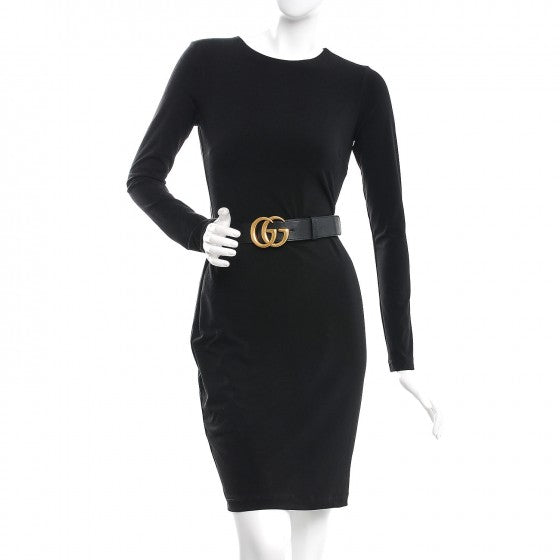Calfskin Double G 40mm Belt 65 26 Black