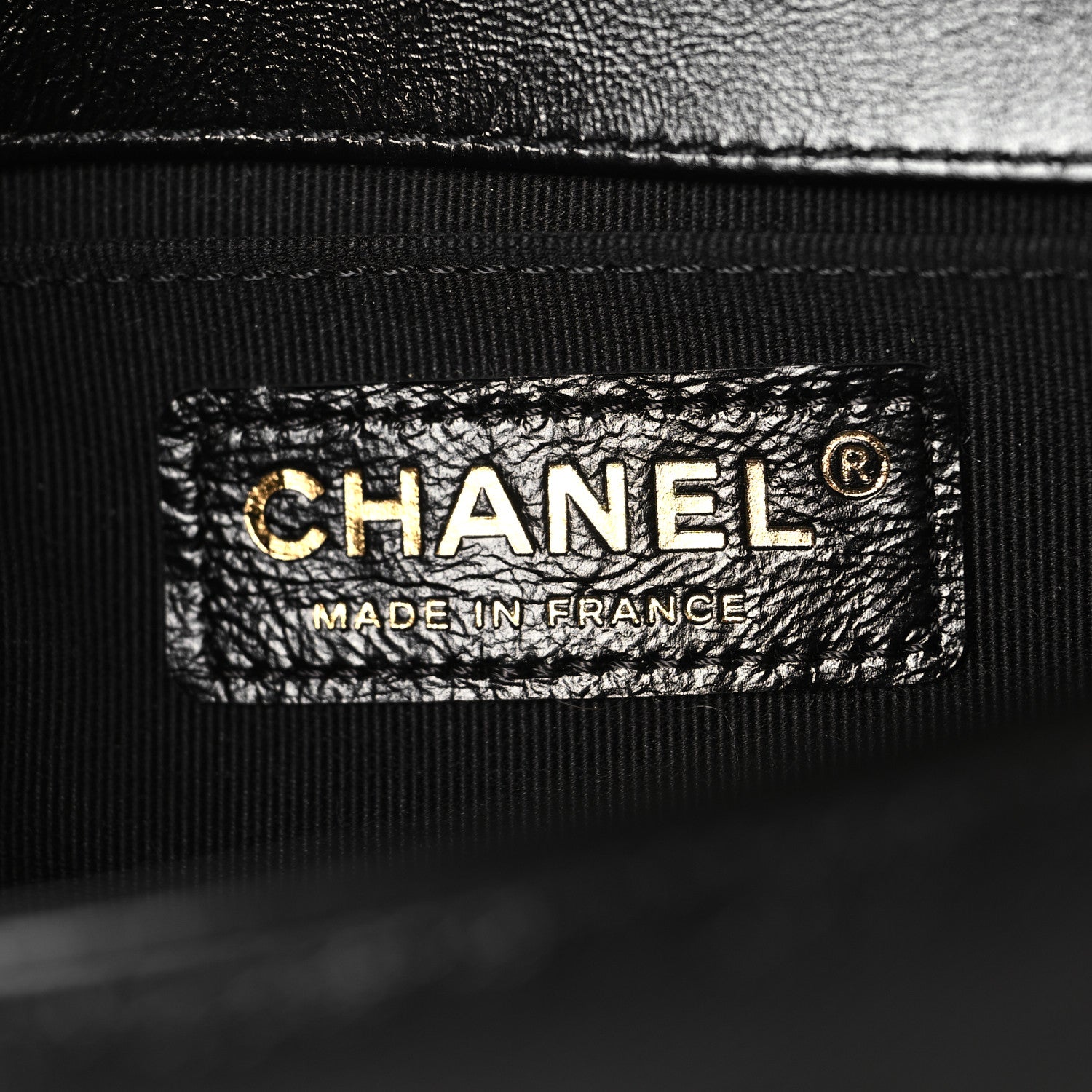Chanel Metallic Glazed Calfskin Small Boy Flap Black Gold 6 of 10