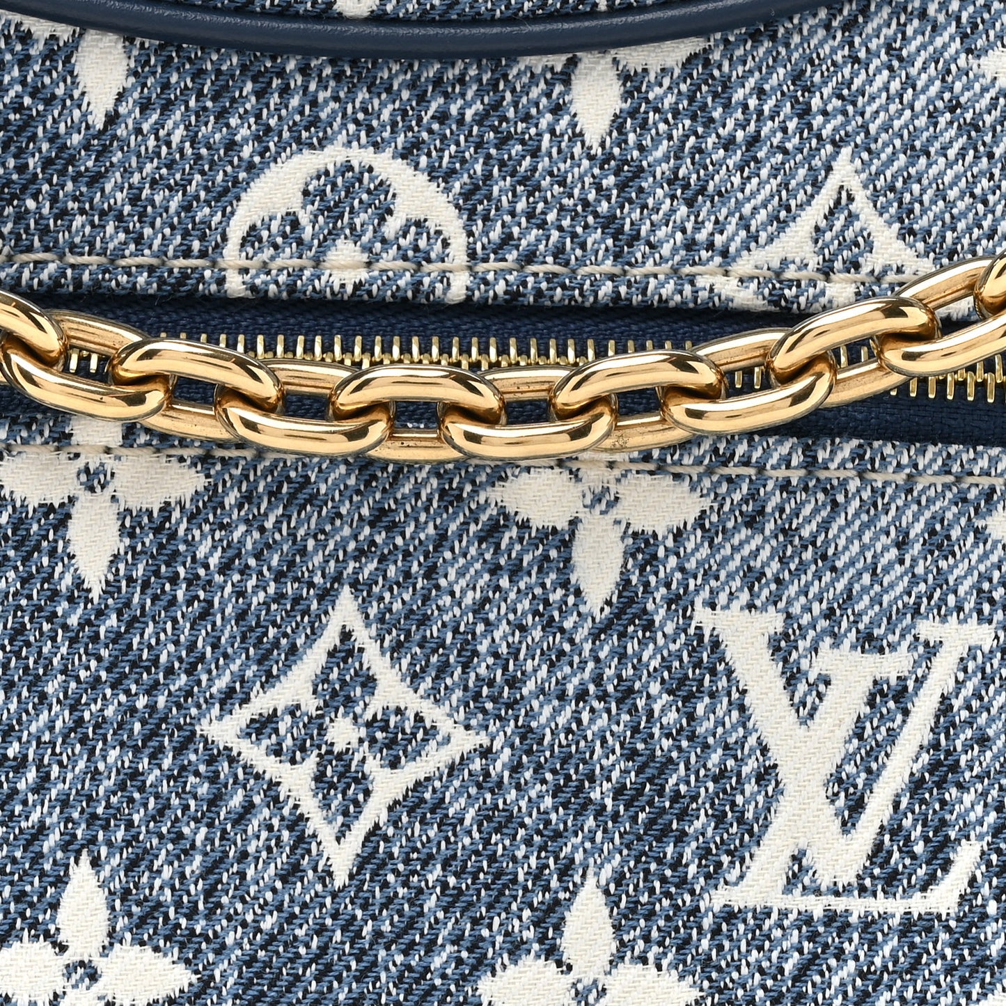 Monogram Jacquard Denim Loop Bleu