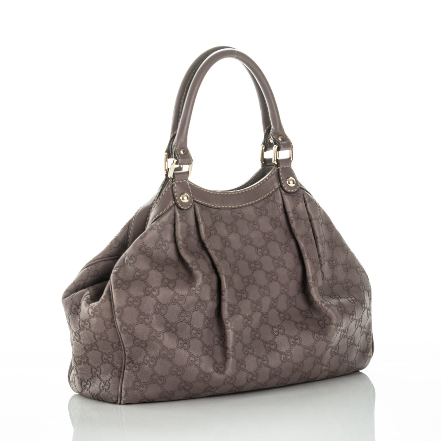 Guccissima Signature Medium Sukey Tote New Mauve