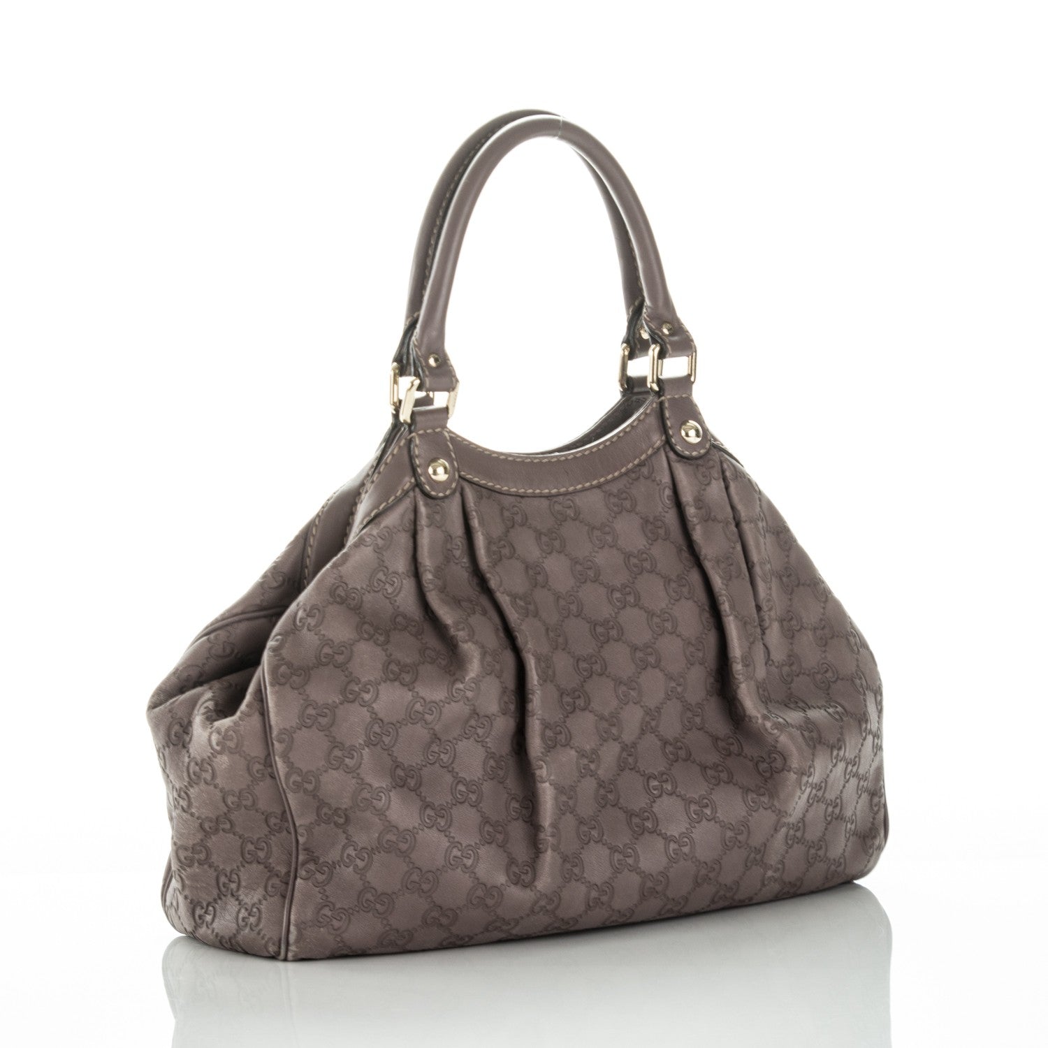 Gucci Guccissima Signature Medium Sukey Tote New Mauve 3 of 10