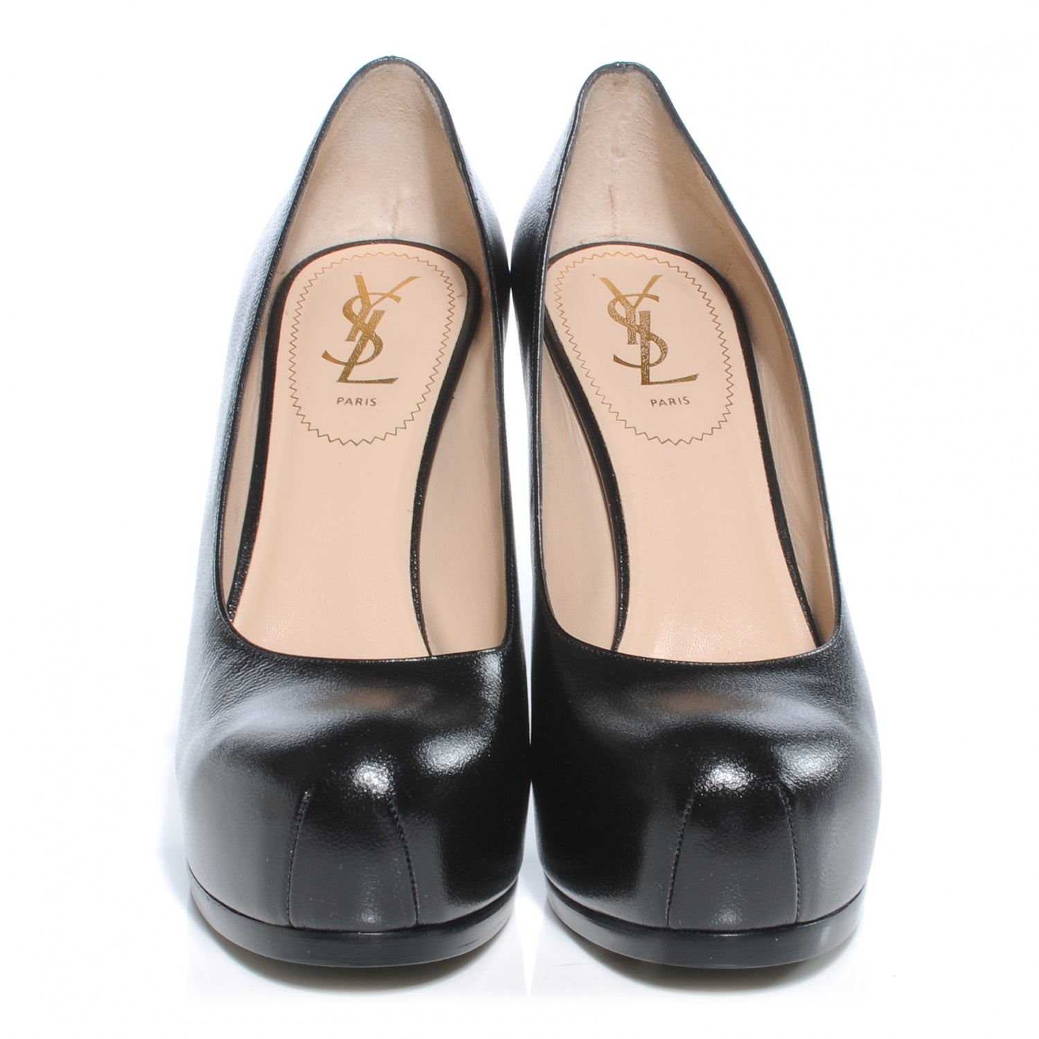 Saint Laurent Leather Tribtoo 80 Pumps 39 Black 2 of 7