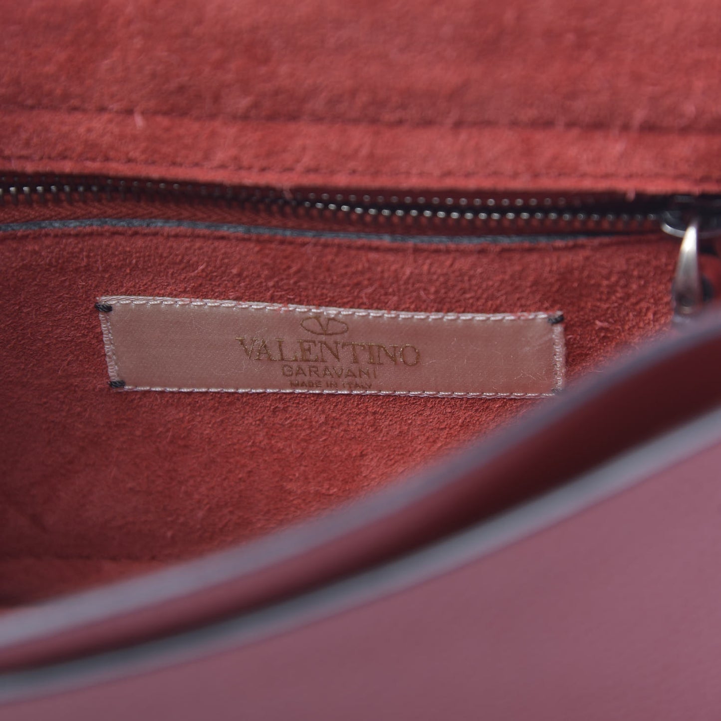 Stampa Alce Calfskin Guitar Strap Rockstud Rolling Shoulder Flap Messenger Bag Rubin