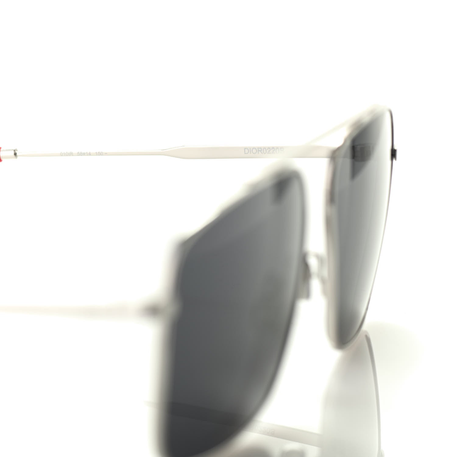 Christian Dior Homme 0220S Sunglasses Silver Black 6 of 6
