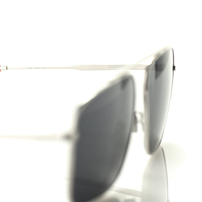 Christian Dior Homme 0220S Sunglasses Silver Black 6 of 6