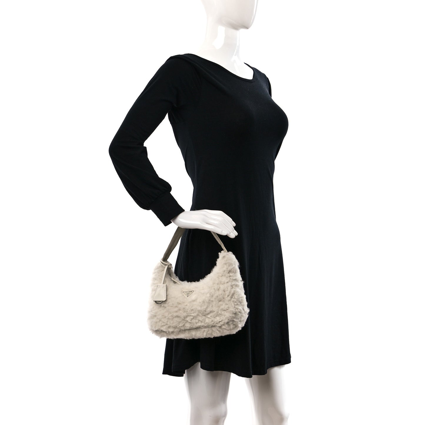 Cashmere Mini Re-Edition 2000 Bag Naturale