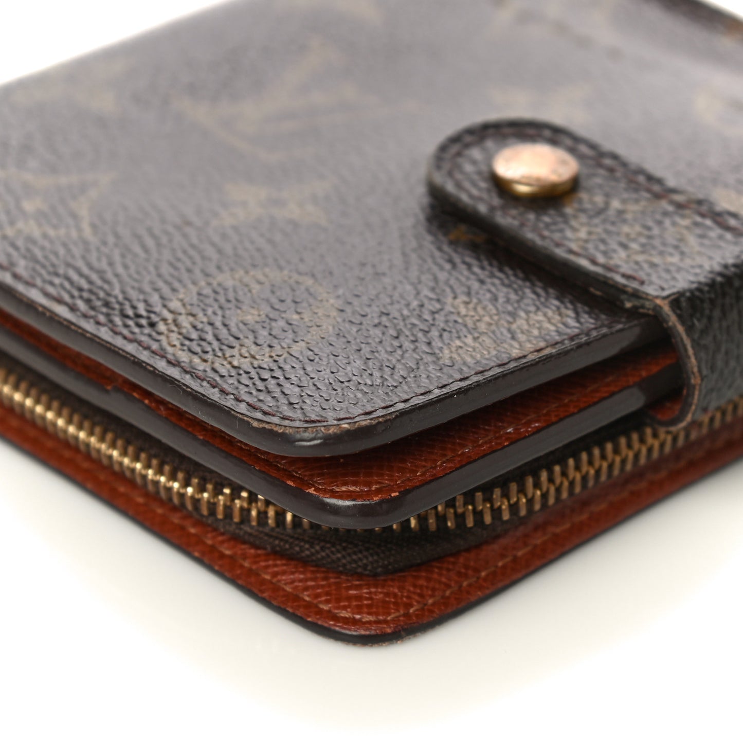 Monogram Compact Zippe Zipped Wallet