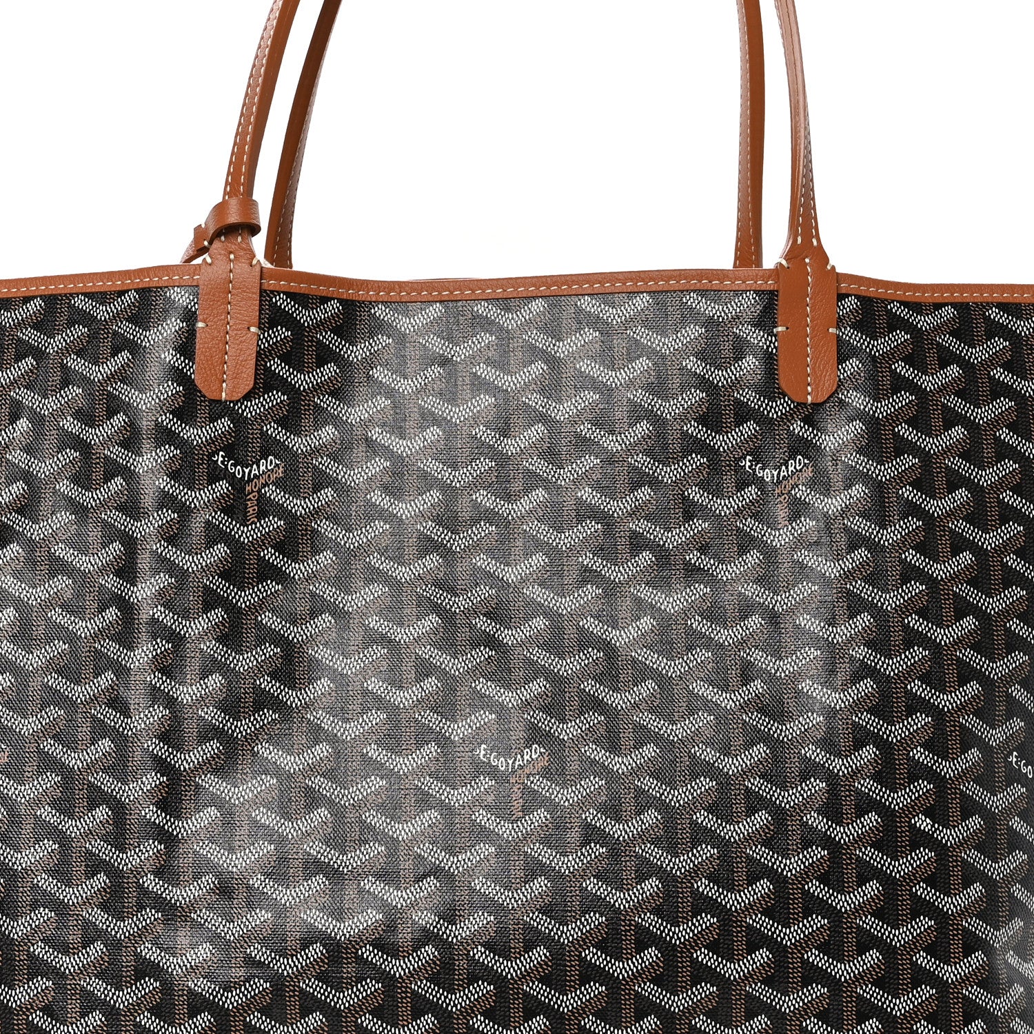 Goyard Goyardine Saint Louis GM Black Gold 9 of 11