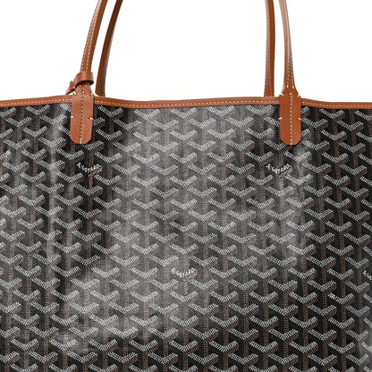 Goyard Goyardine Saint Louis GM Black Gold 9 of 11