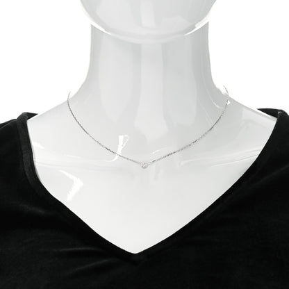 Cartier 18K White Gold Diamond SM D'Amour Pendant Necklace 2 of 5