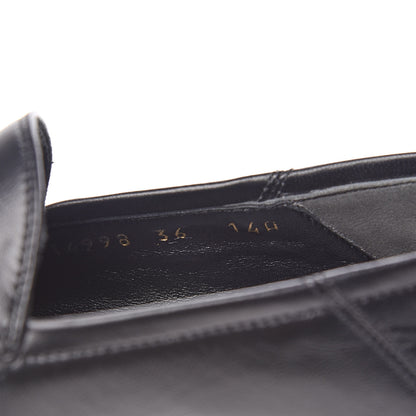 Gucci Lambskin Womens Brixton Horsebit Loafers 36 Black 8 of 14