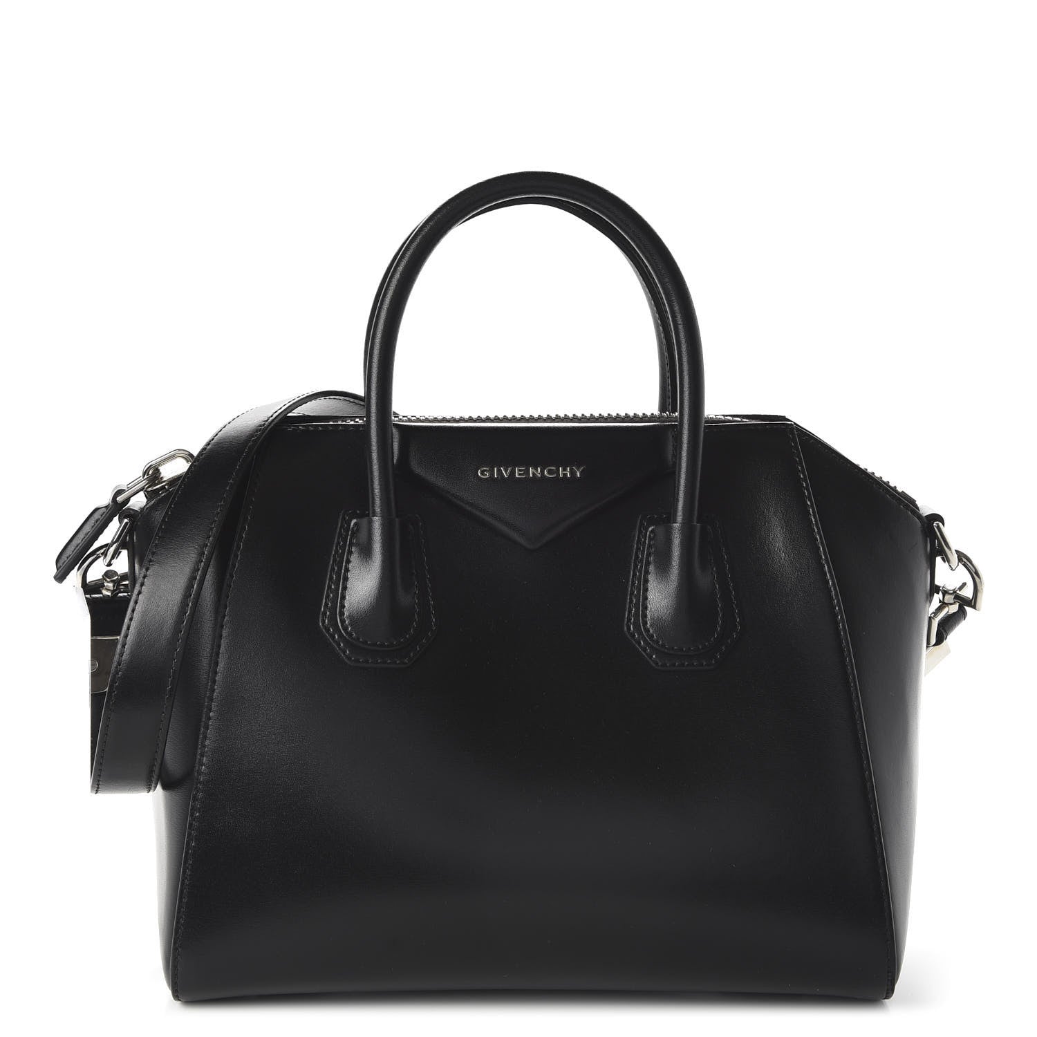 Givenchy Shiny Lord Calfskin Small Antigona Black 1 of 11