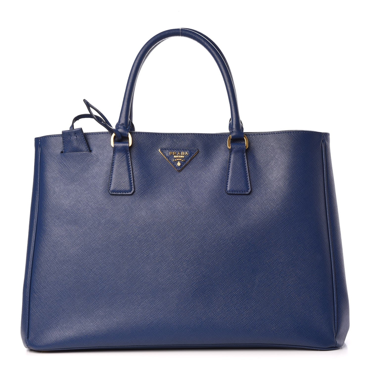 Prada Saffiano Lux Large Tote Bluette 1 of 8