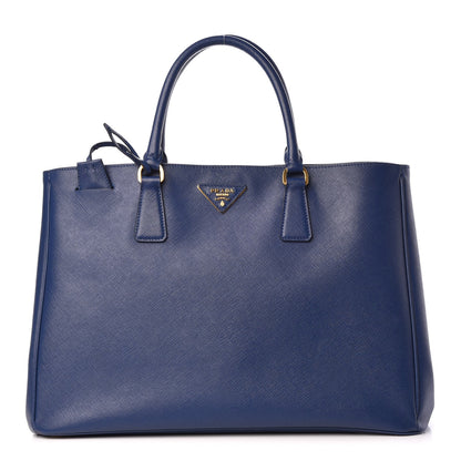 Prada Saffiano Lux Large Tote Bluette 1 of 8