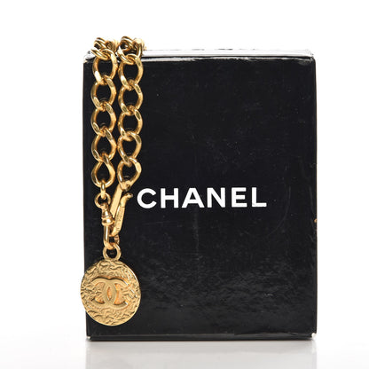 Chanel Metal Chain CC Medallion Belt Gold 6 of 6