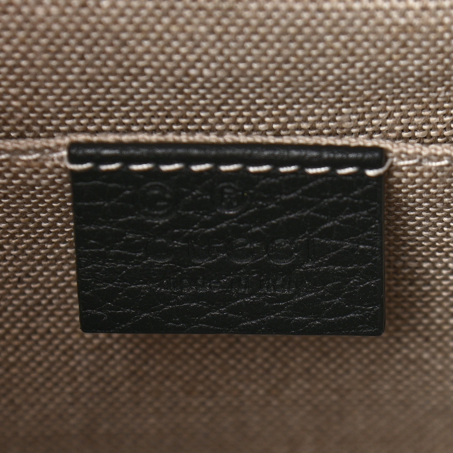 Dollar Calfskin Small Interlocking G Shoulder Bag Black