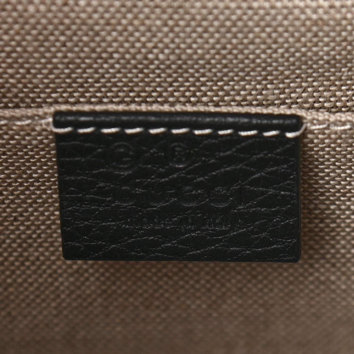 Gucci Dollar Calfskin Small Interlocking G Shoulder Bag Black 9 of 11